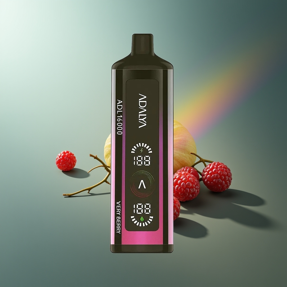 Wholesale Lithuania Adalya ADL 16000 PRO Pūsos Vienkartinės Elektroninės Cigaretės Labai Uoga USB-C