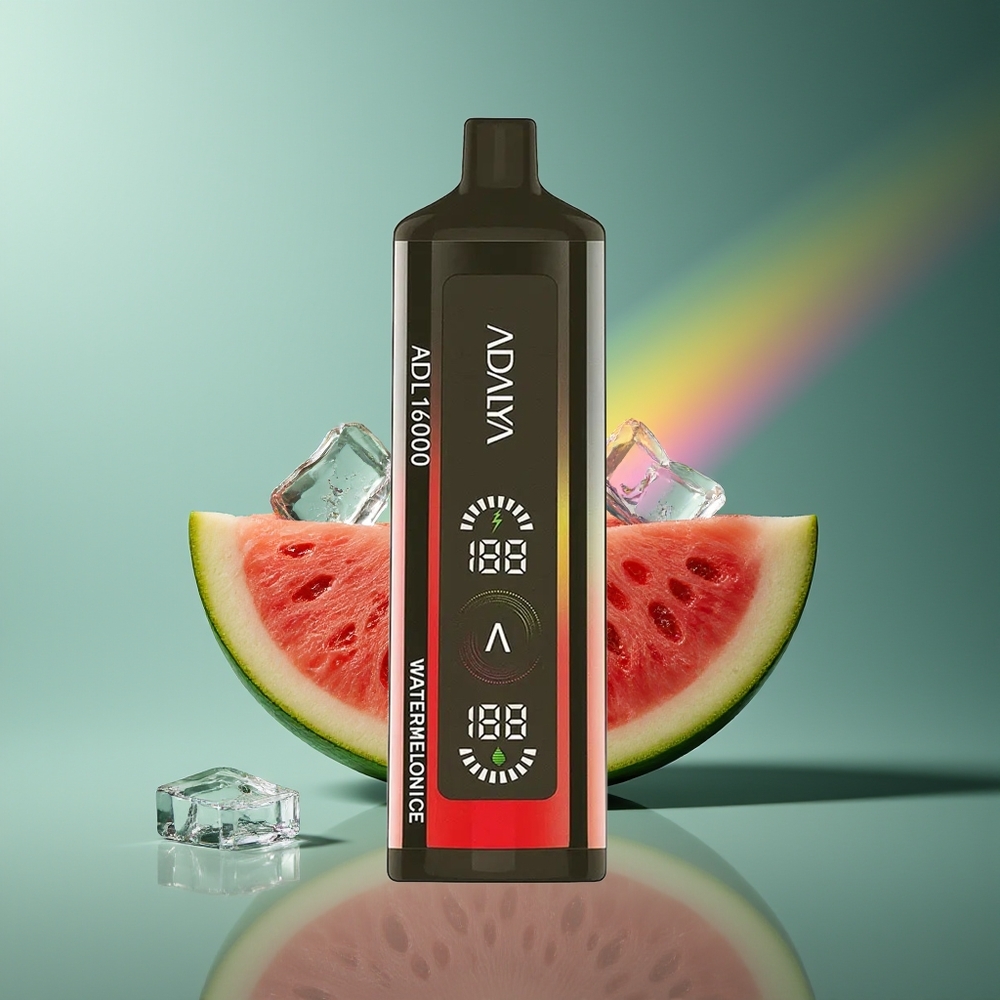 Wholesale Lithuania Adalya ADL 16000 PRO Pufų Vienkartinės Elektroninės Cigaretės Arbūzas Ledas USB-C 25ml