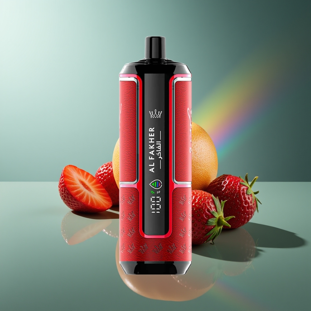 Wholesale Lithuania Al Fakher Crown Bar 15K Braškų Smūgis 22ml 600mAh