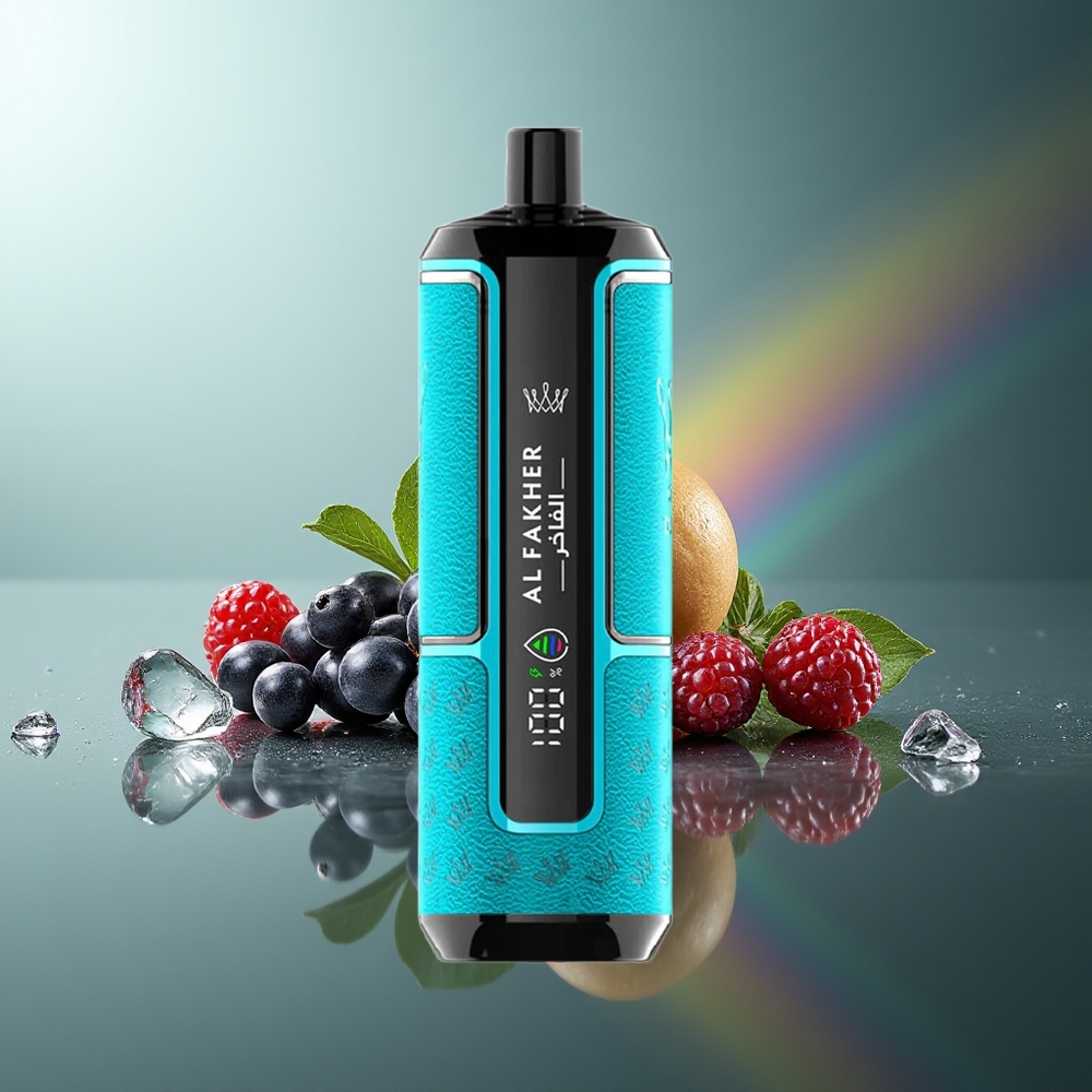 Wholesale Lithuania Al Fakher Crown Bar 15K Juodųjų serbentų ledas 22ml 600mAh