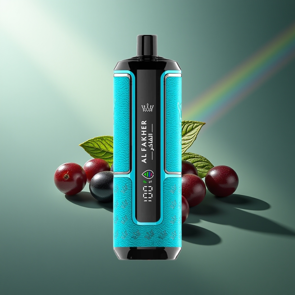 Wholesale Lithuania Al Fakher Crown Bar 15K Juoda Uoga Mėta Hypermax 600mAh 22ml