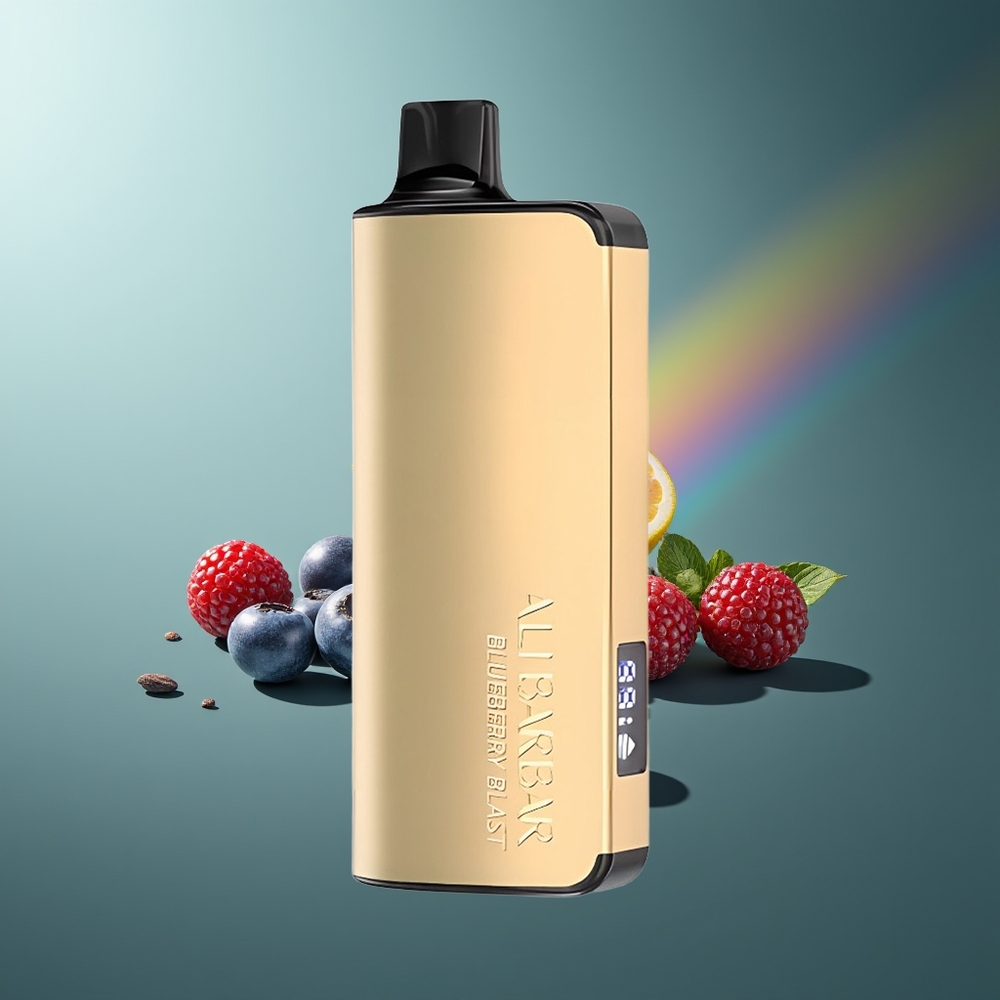 Wholesale Lithuania Alibarbar Ingot 9000 Puffs Mėlynų Uogų Sprogimas 22ml 2350mAh