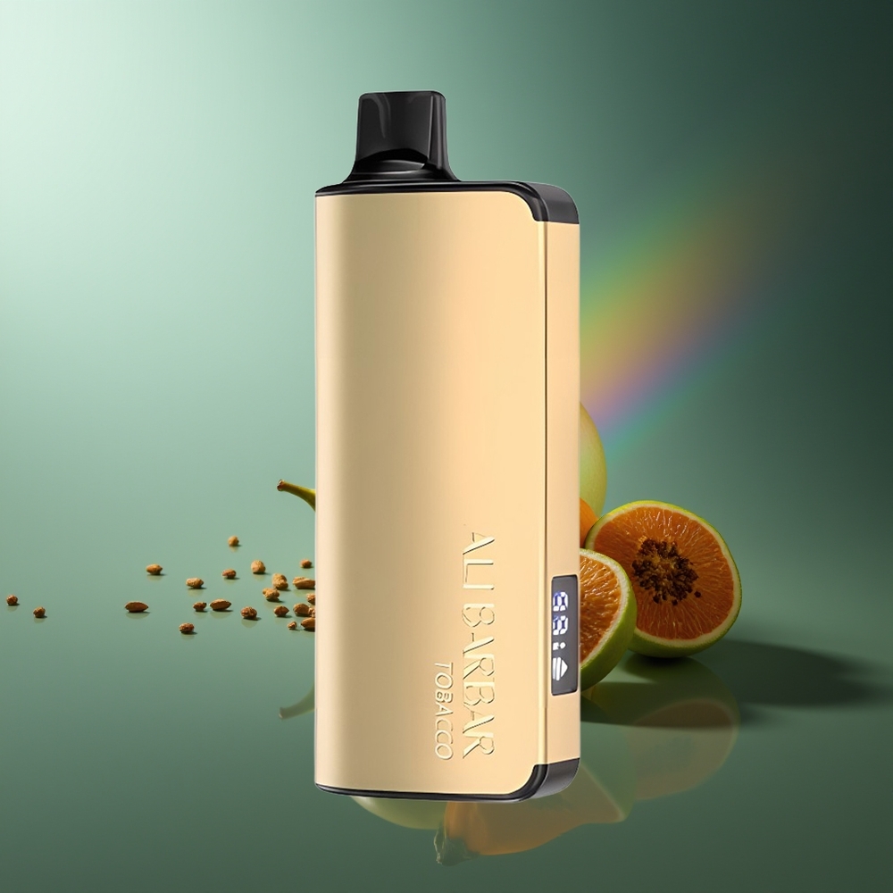 Wholesale Lithuania Alibarbar Ingot 9000 Puffs Tobacco 2350mah LED Display