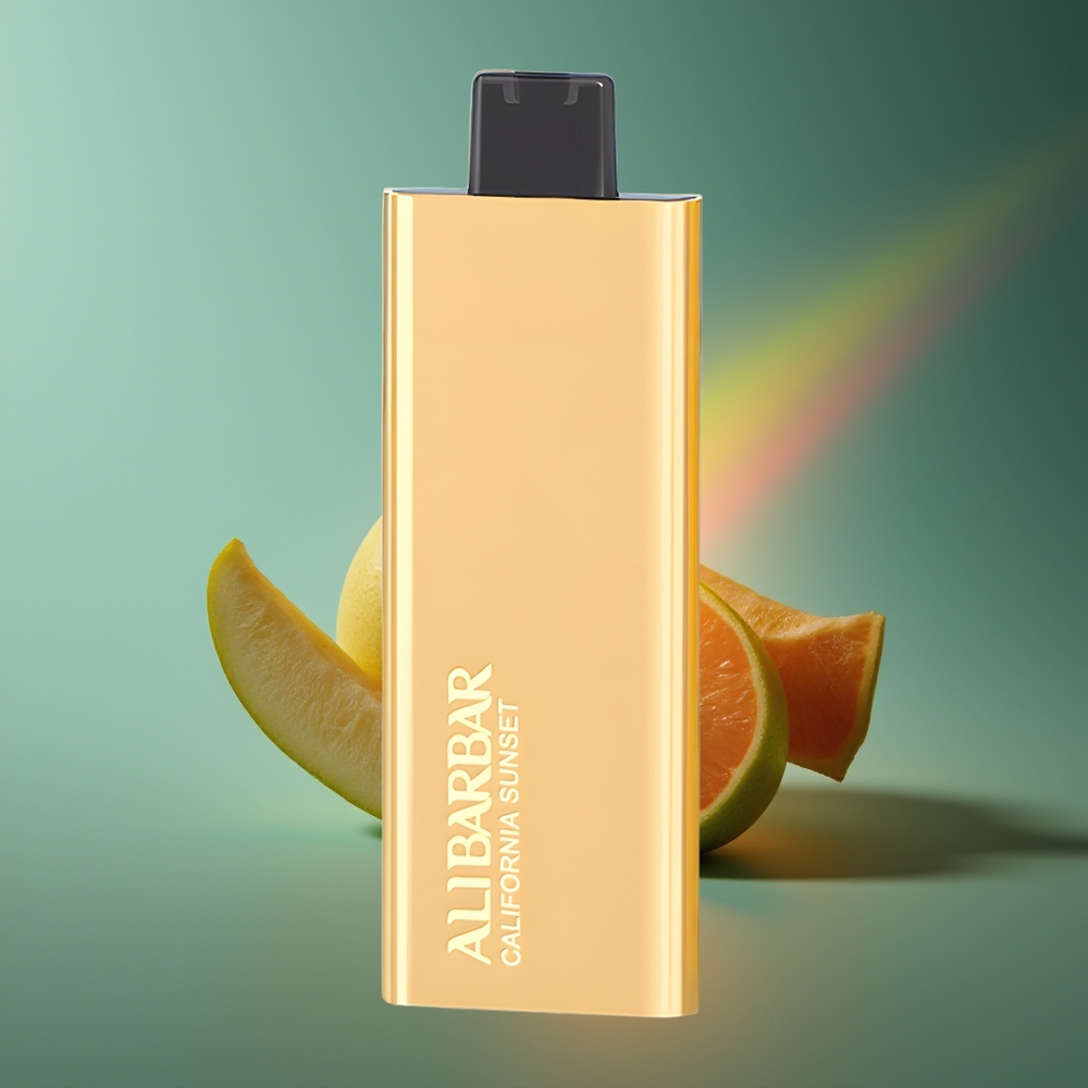 Wholesale Lithuania Alibarbar Pandora 7000 Puffs Kalifornijos Saulėlydis 17 ml