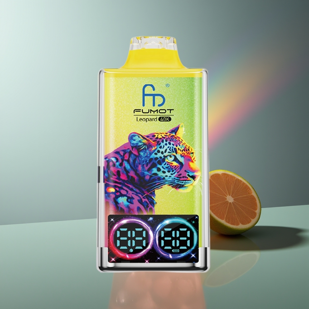 Wholesale Lithuania Fumot Leopard 40000 Puffs Rožinis Citrinų Limonadas Dual Mesh Type-C Charging