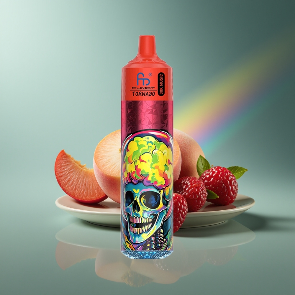 Wholesale Lithuania Fumot Randm Tornado 30000 Pufų Persikų Uogų 30mL 600mAh