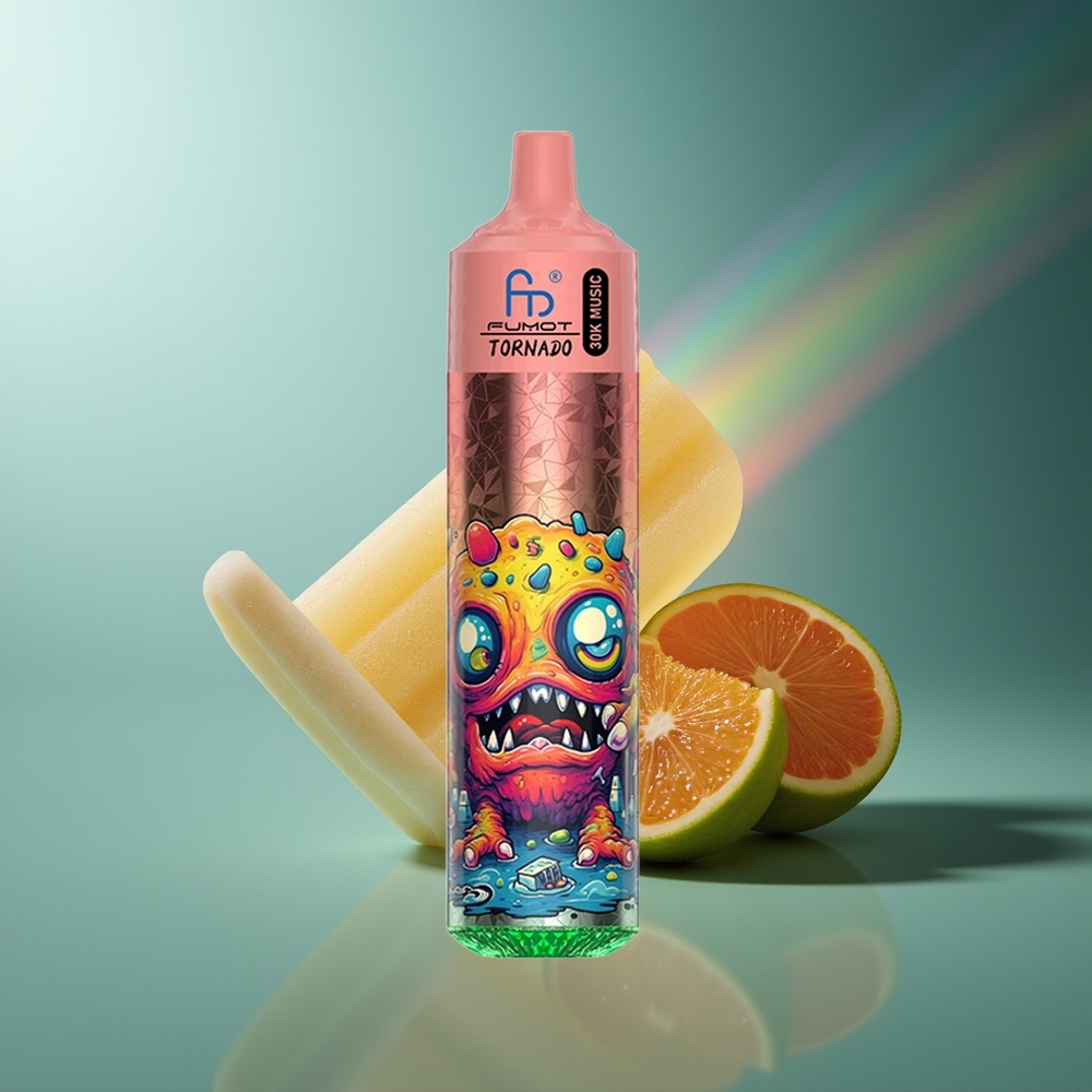 Wholesale Lithuania Fumot Randm Tornado 30000 Puffs 30mL LED Display Popsicles