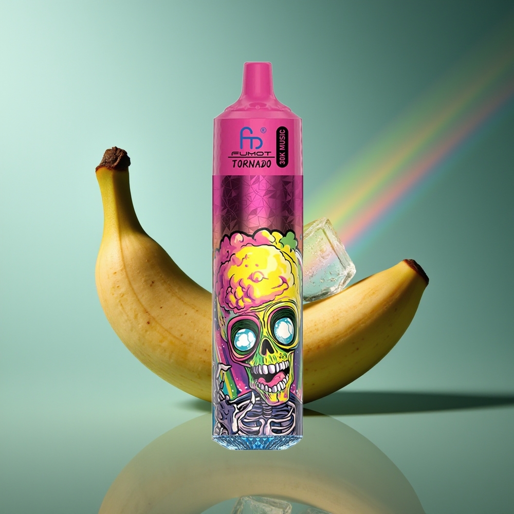 Wholesale Lithuania Fumot Randm Tornado 30000 Puffs Bananų Ledas 30mL 600mAh