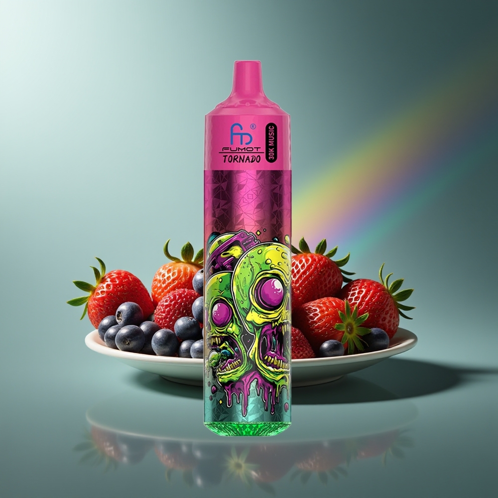 Wholesale Lithuania Fumot Randm Tornado 30000 Puffs Braškė Mėlynė 30mL 600mAh