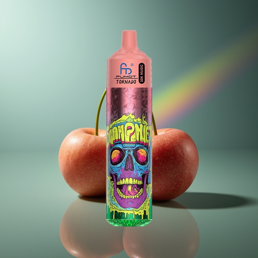 Wholesale Lithuania Fumot Randm Tornado 30000 Puffs Trigubų vyšnių su 30mL ir 600mAh