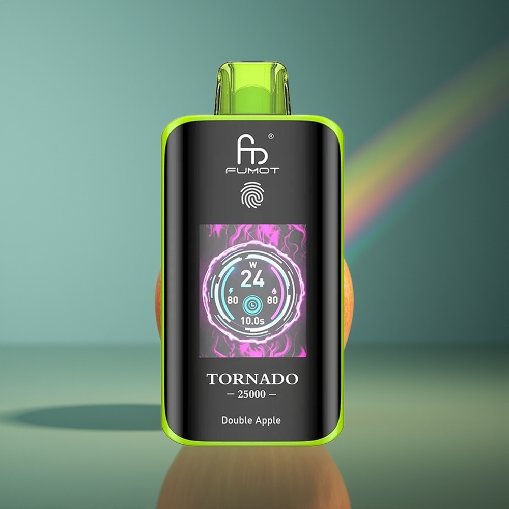 Wholesale Lithuania Fumot Tornado 25000 Dviguba Obuolys 700mAh 20ml