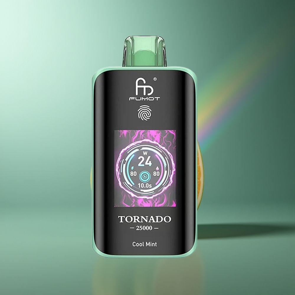 Wholesale Lithuania Fumot Tornado 25000 Puffs 20ml Šalta Mėta 700mAh