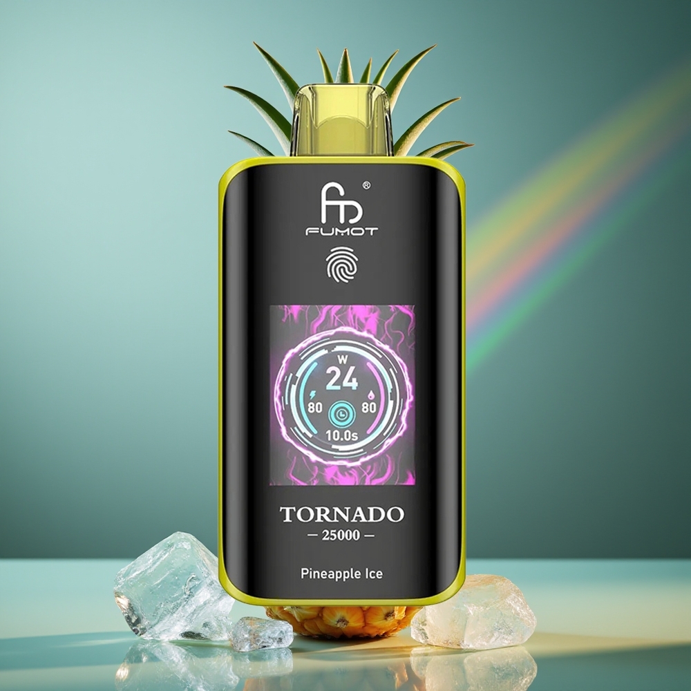Wholesale Lithuania Fumot Tornado 25000 Puffs Ananasų Ledas 700mAh 20ml