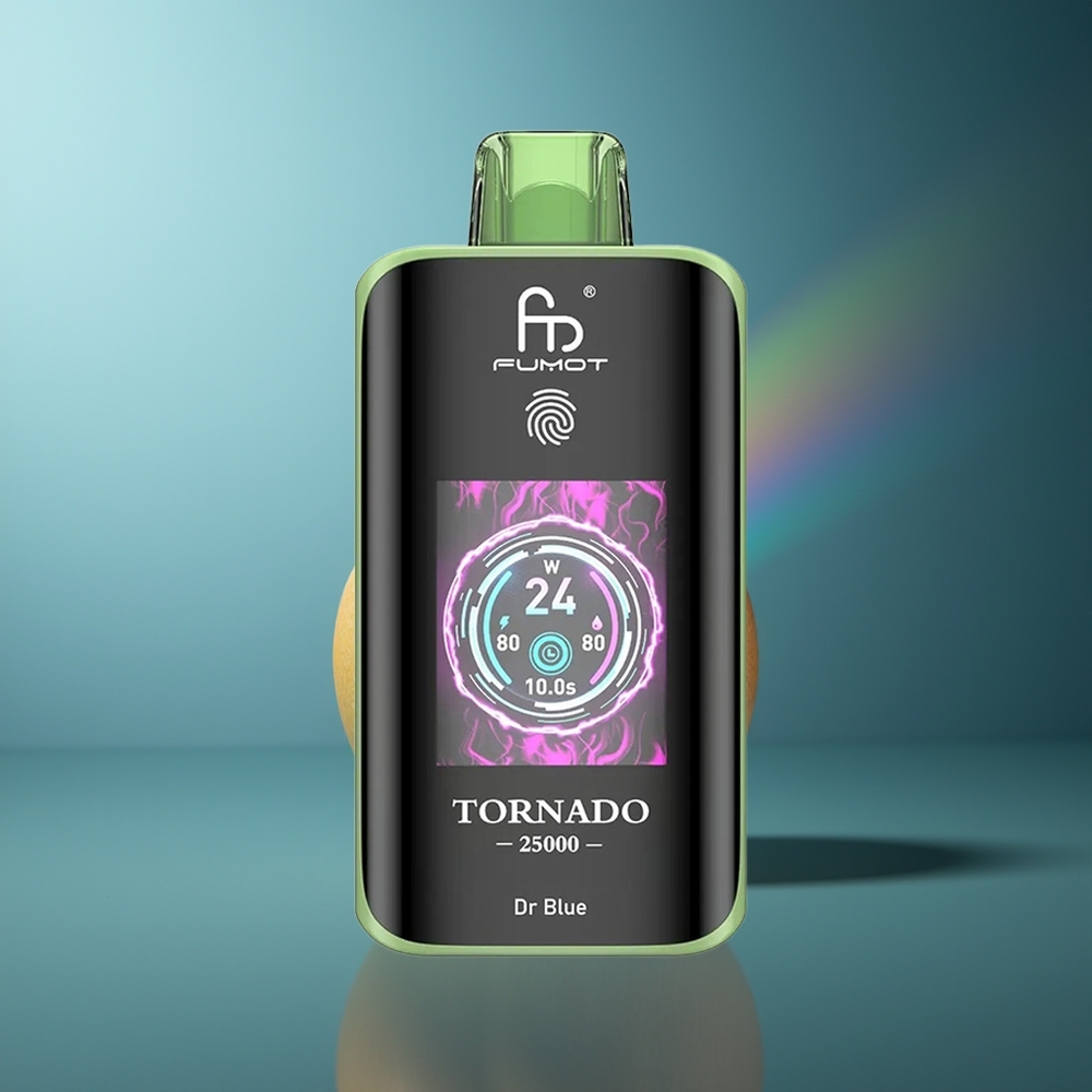 Wholesale Lithuania Fumot Tornado 25000 Puffs Dr Mėlynas 20ml 700mAh