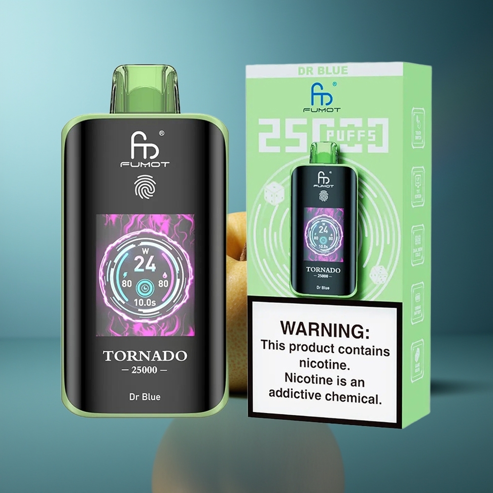 Wholesale Lithuania Fumot Tornado 25000 Puffs Dr Mėlynas 20ml 700mAh
