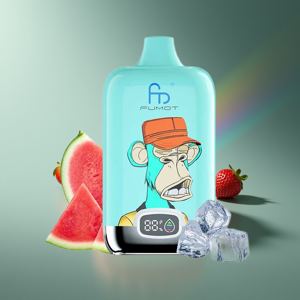Wholesale Lithuania Fumot Tornado Digital Box 12000 Braškių Spurgos 20ml Type-C