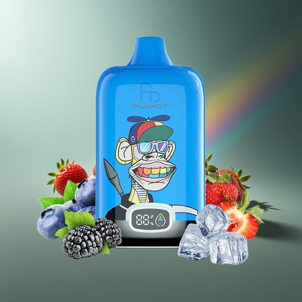 Wholesale Lithuania Fumot Tornado Digital Box 12000 Pufų Braškynės Vynuogių MTL 20ml