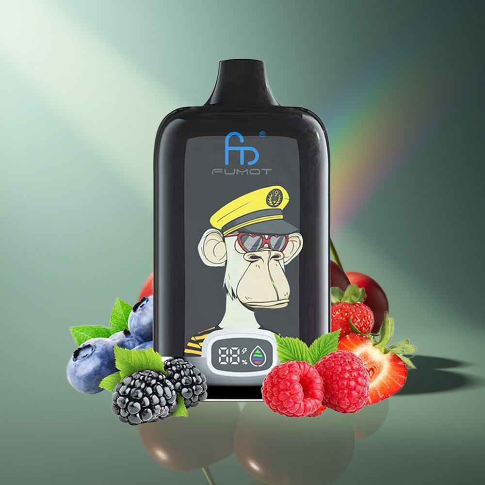 Wholesale Lithuania Fumot Tornado Digital Box 12000 Puffs Vyšnių MTL Draw Type-C Charging