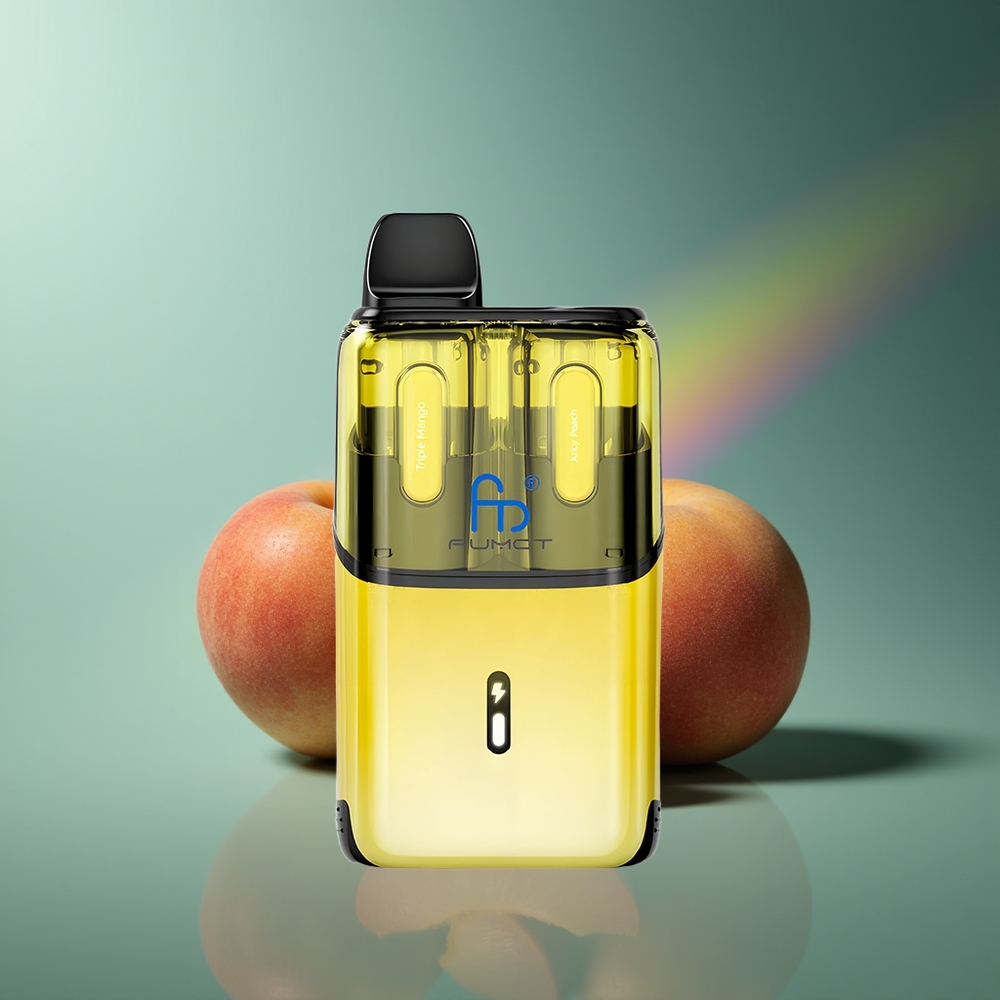 Wholesale Lithuania Fumot Ultra T32000 32000 Puffs Trinarė Mango - Sultinga Persikė 24ml 800mAh