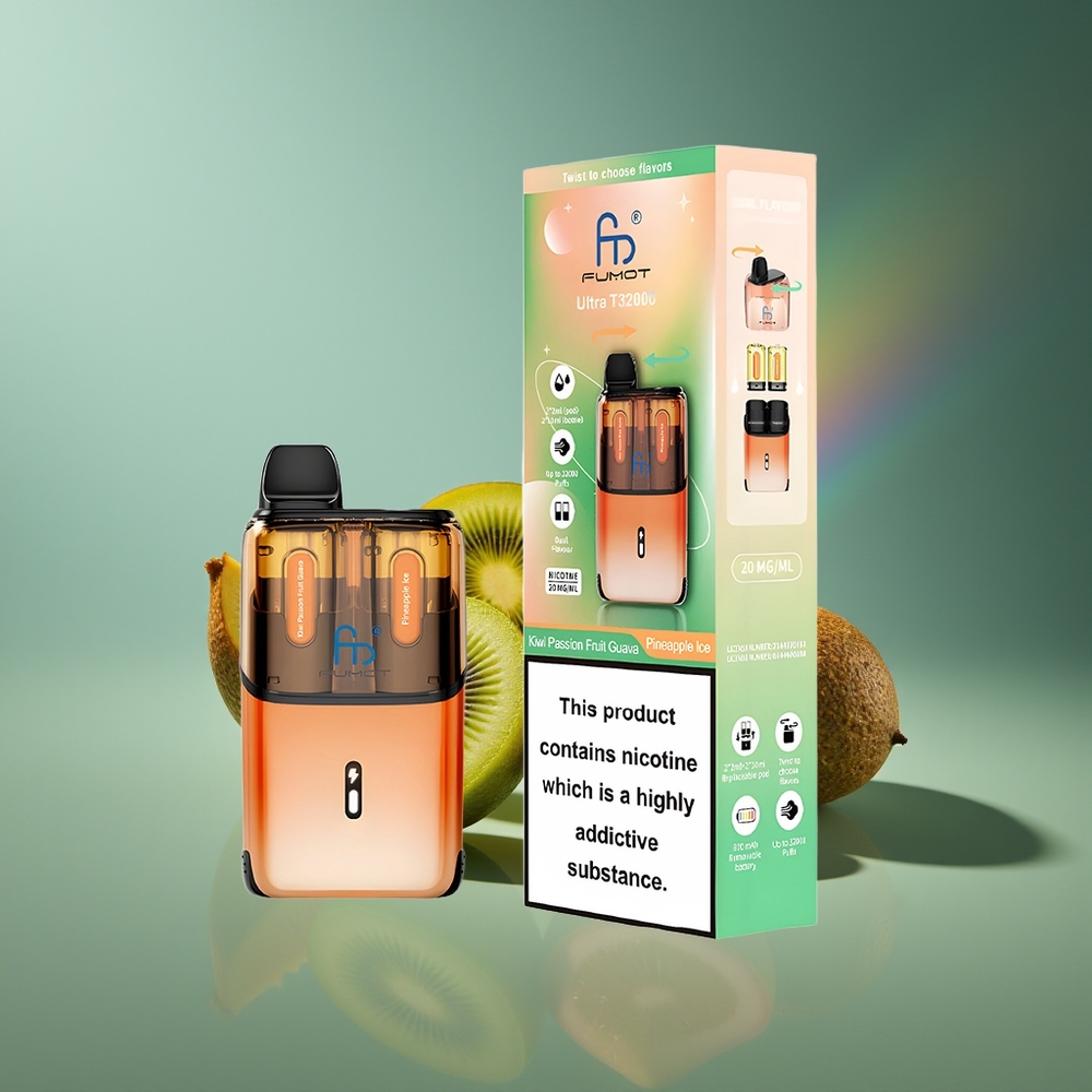 Wholesale Lithuania Fumot Ultra T32000 Pūkų Kiwi Pasiflora Guava - Ananaso Ledas 800mAh