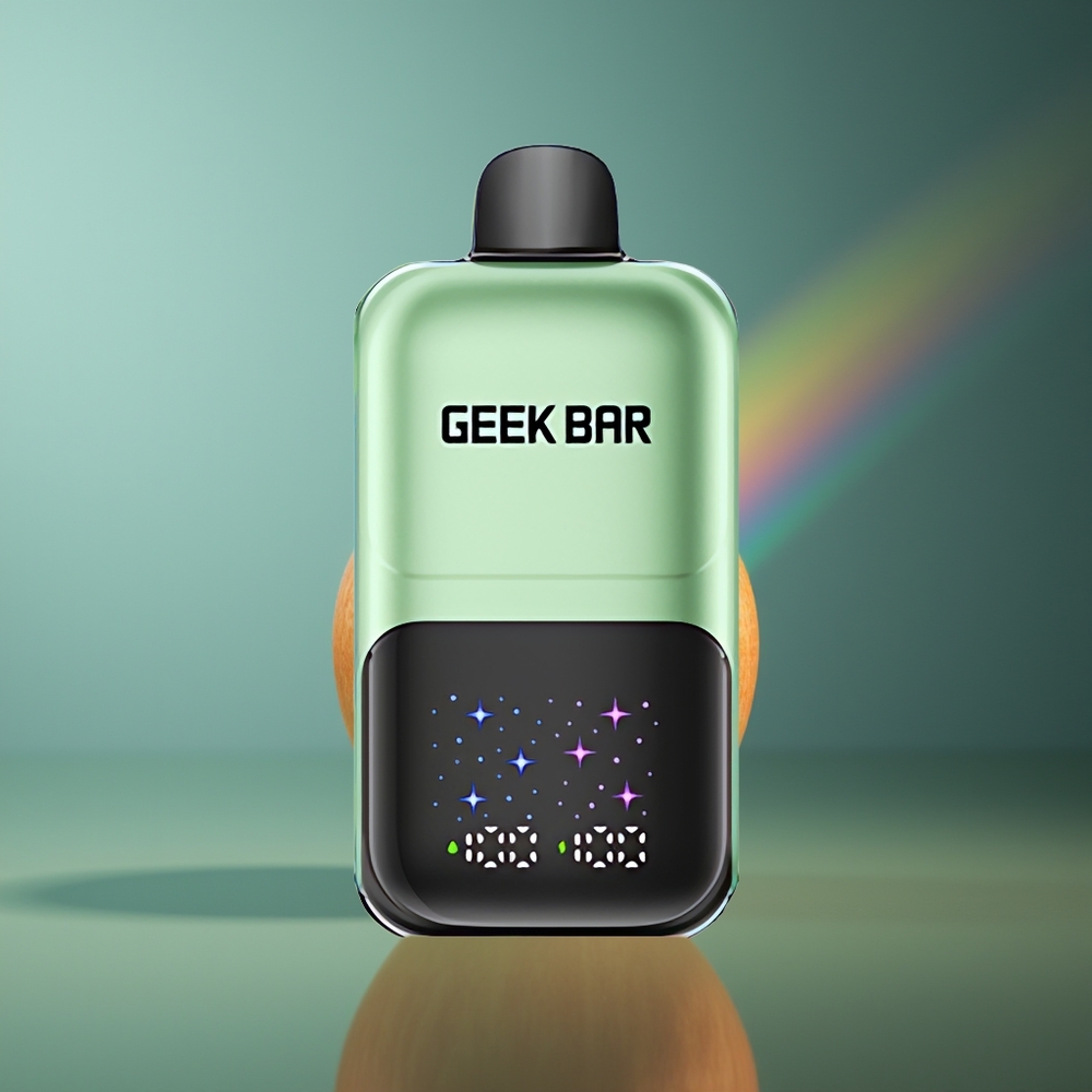 Wholesale Lithuania GEEK BAR 2GO 50000 Puffs Dviguba Obuolių A&B Interaktyvus Didelis Ekranas & 5% Nikotino Druska