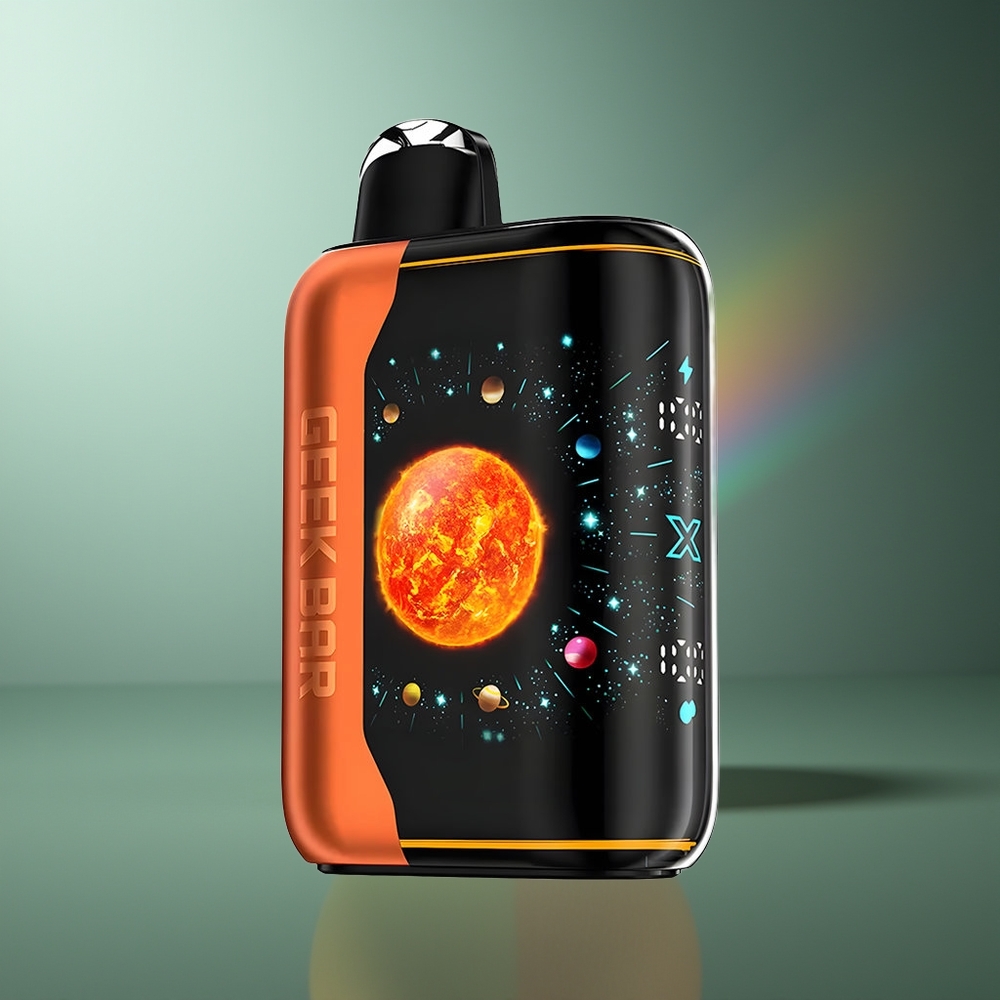 Wholesale Lithuania GEEK BAR Platinum Edition 25000 Punch Vienkartinės Elektroninės Cigaretės Premium Matte Platinum Steel Finish 20mL E-Liquid