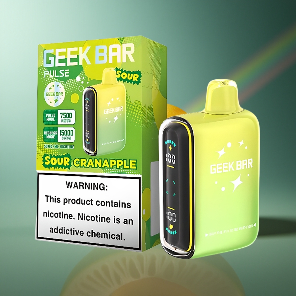 Wholesale Lithuania GEEK BAR Pulse 15000 Pūsų 16ML Rūgštus