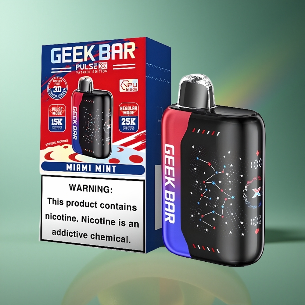 Wholesale Lithuania GEEK BAR Pulse X 25000 Puffs 18mL Patriotų Leidimas