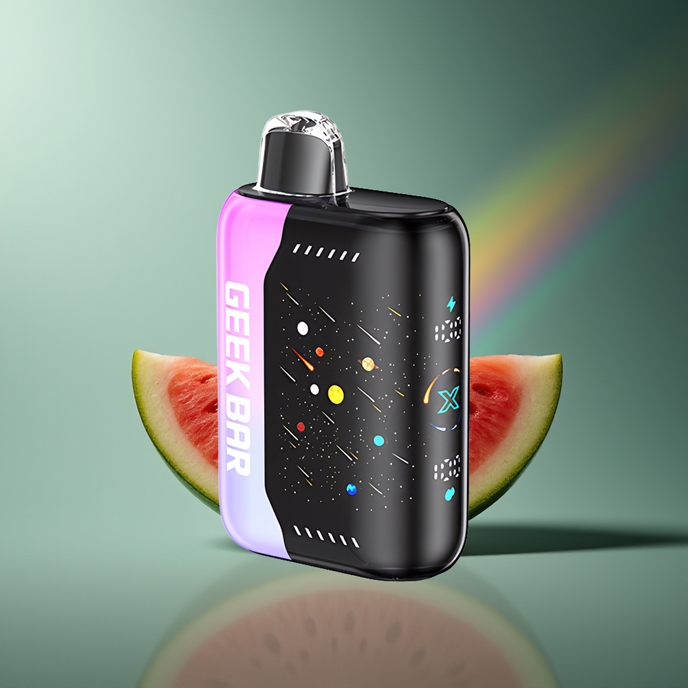 Wholesale Lithuania GEEK BAR Pulse X 42K Puffs Braškės Arbūzas Meteor Edition MTL DTL Infinite Control 5%