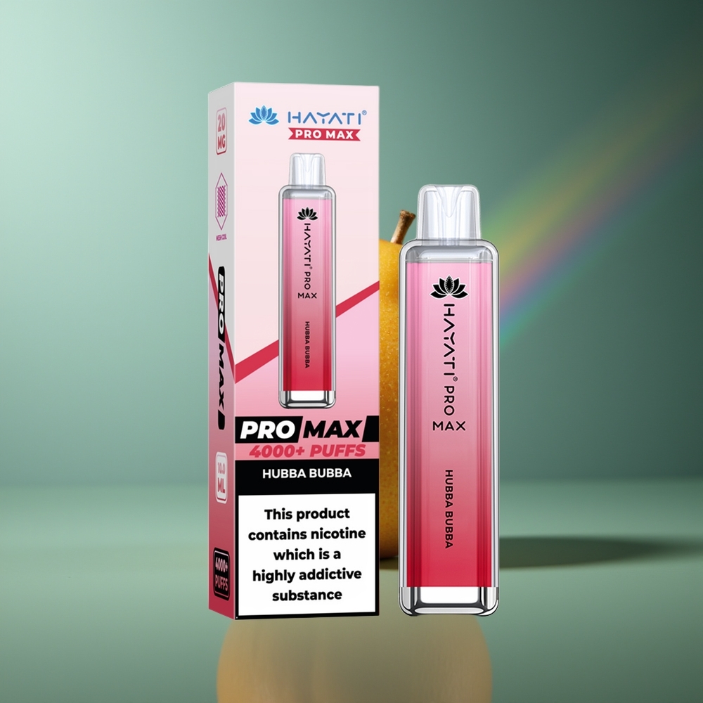 Wholesale Lithuania Hayati Pro Max 4000 Pūsų Vienkartinės Elektroninės Cigaretės Hubba Bubba 5% Nikotino su įkraunama baterija