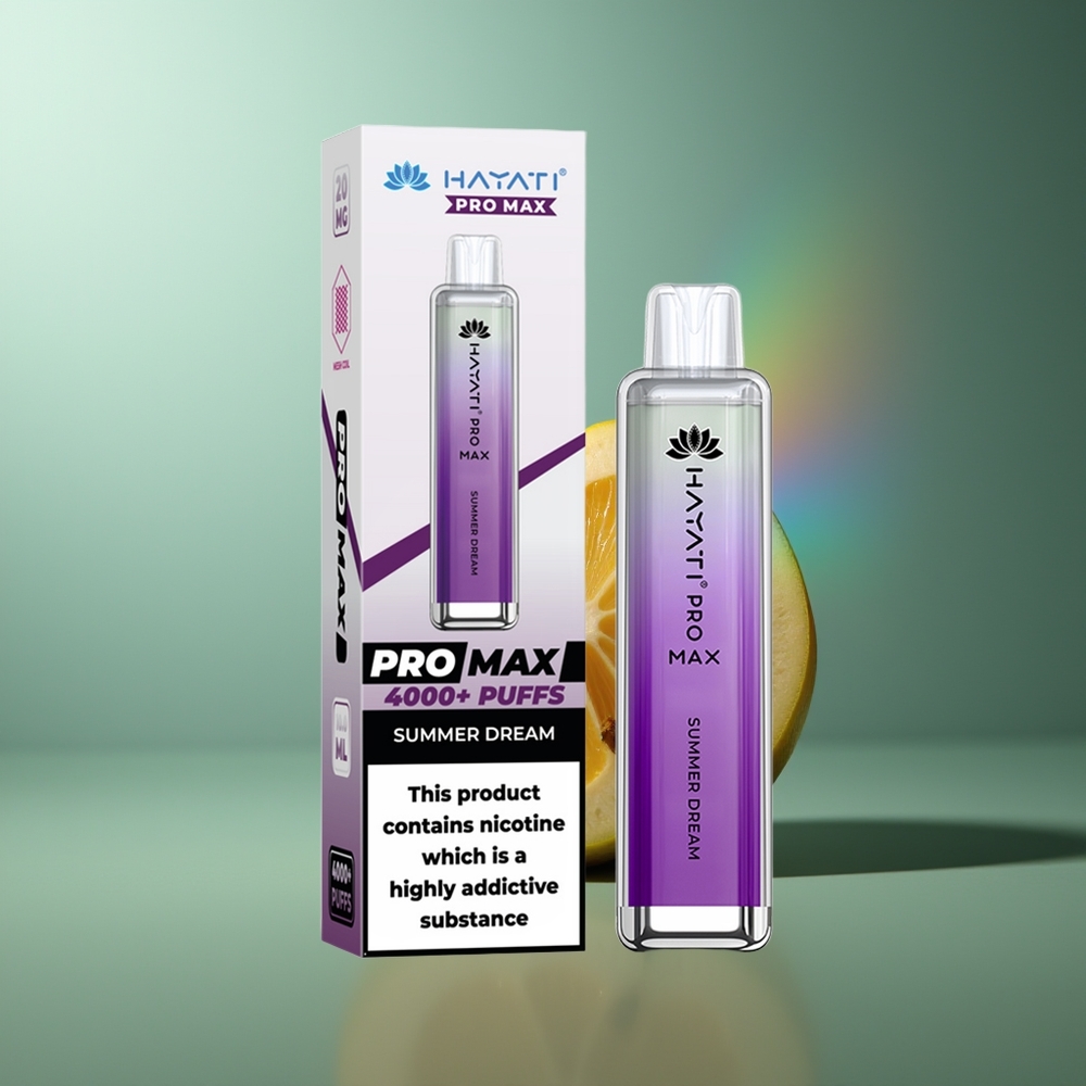 Wholesale Lithuania Hayati Pro Max 4000 Puffs 5% Nicotine Rechargeable Vasaros Svajonė