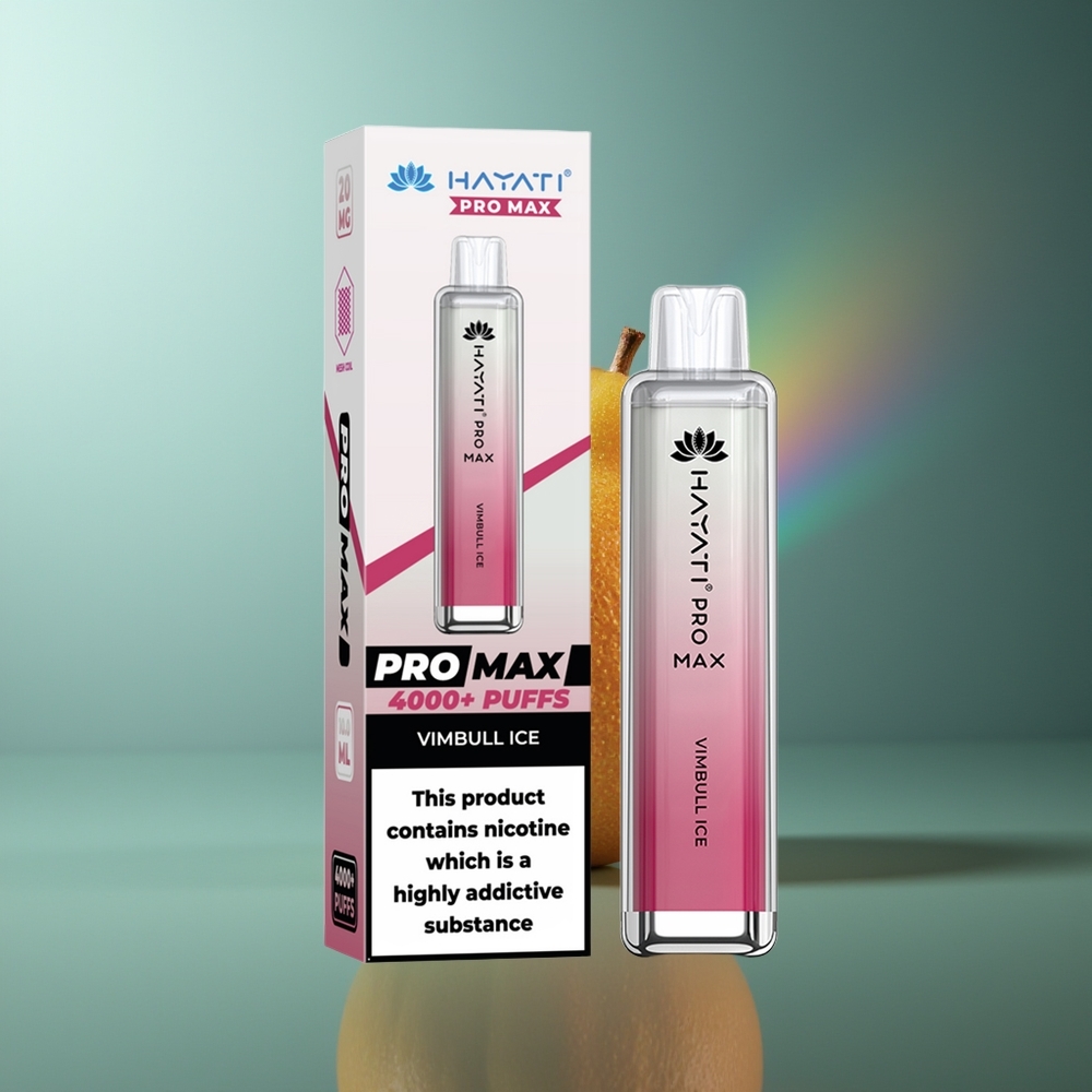 Wholesale Lithuania Hayati Pro Max 4000 Puffs Vienkartinės Elektroninės Cigaretės Vimbull Ledas 5% Nikotino