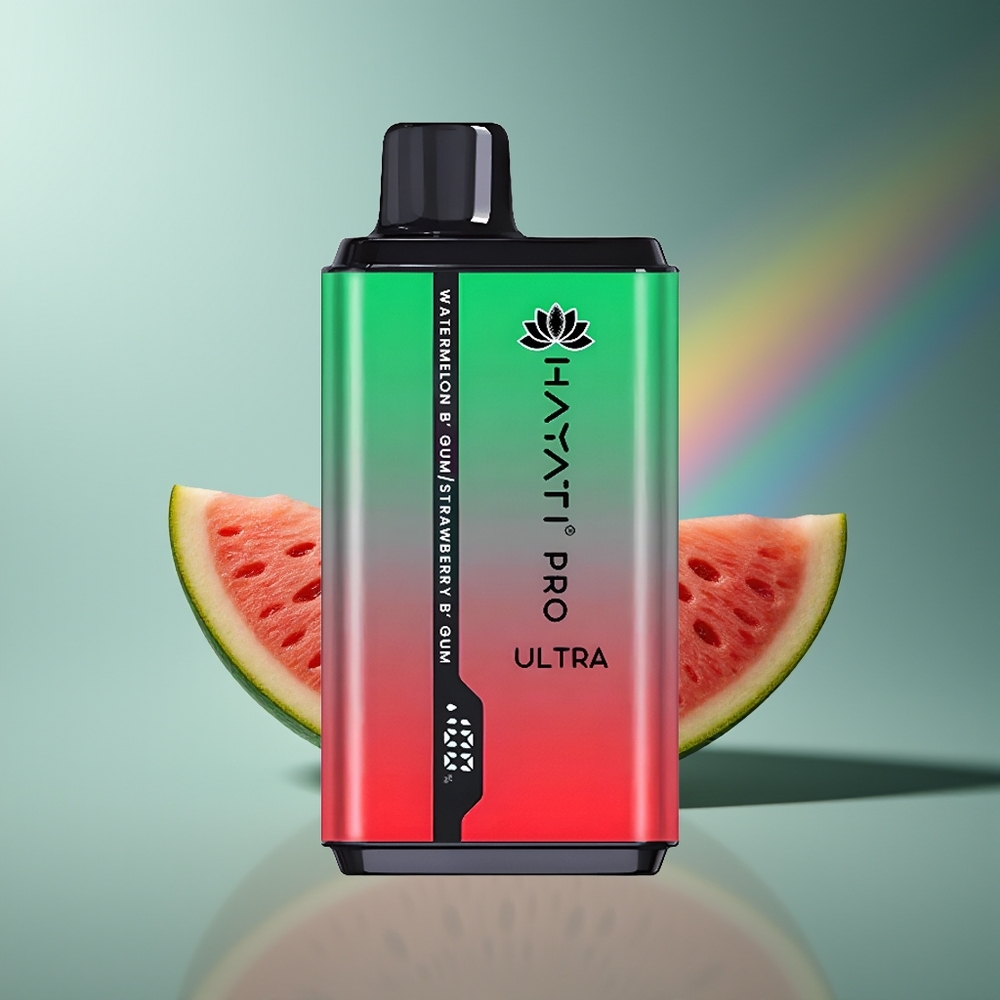 Wholesale Lithuania Hayati Pro Ultra 15000 Pūsų Arbūzas Moliūgų Sausainėlis Braškė Moliūgų Sausainėlis 850mAh 24ml