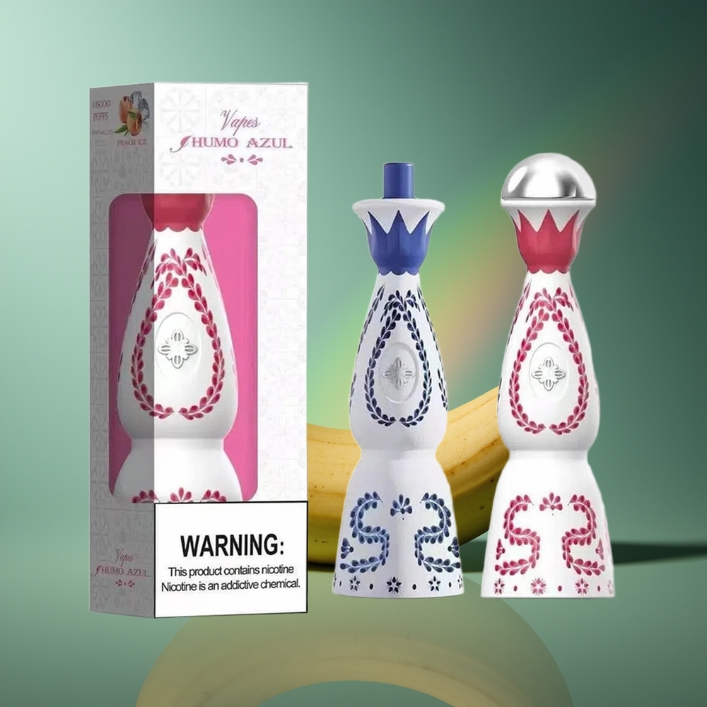 Wholesale Lithuania HUMO Azul 15000 Puffs Bananas 5% Nicotine 500mAh Battery
