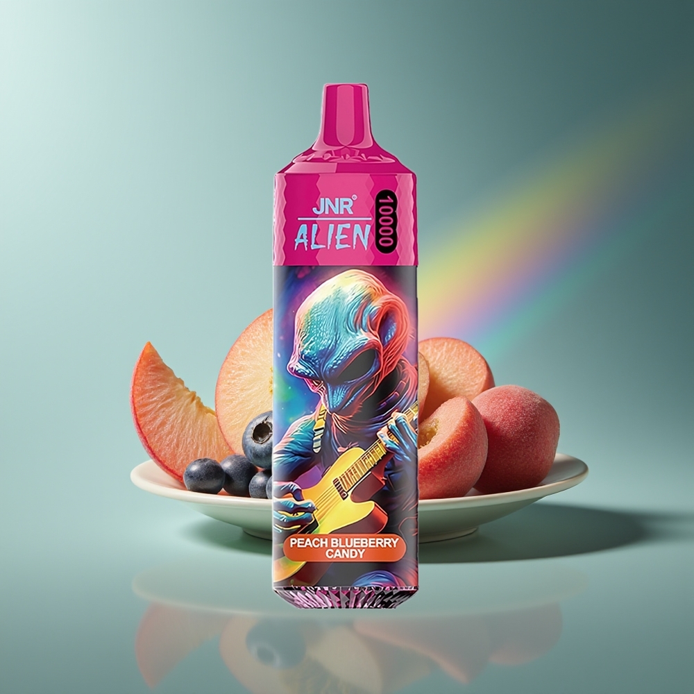 Wholesale Lithuania JNR Alien 10000 Pūsų Persikas Mėlynų Uogų Saldainiai 850mAh Type-C