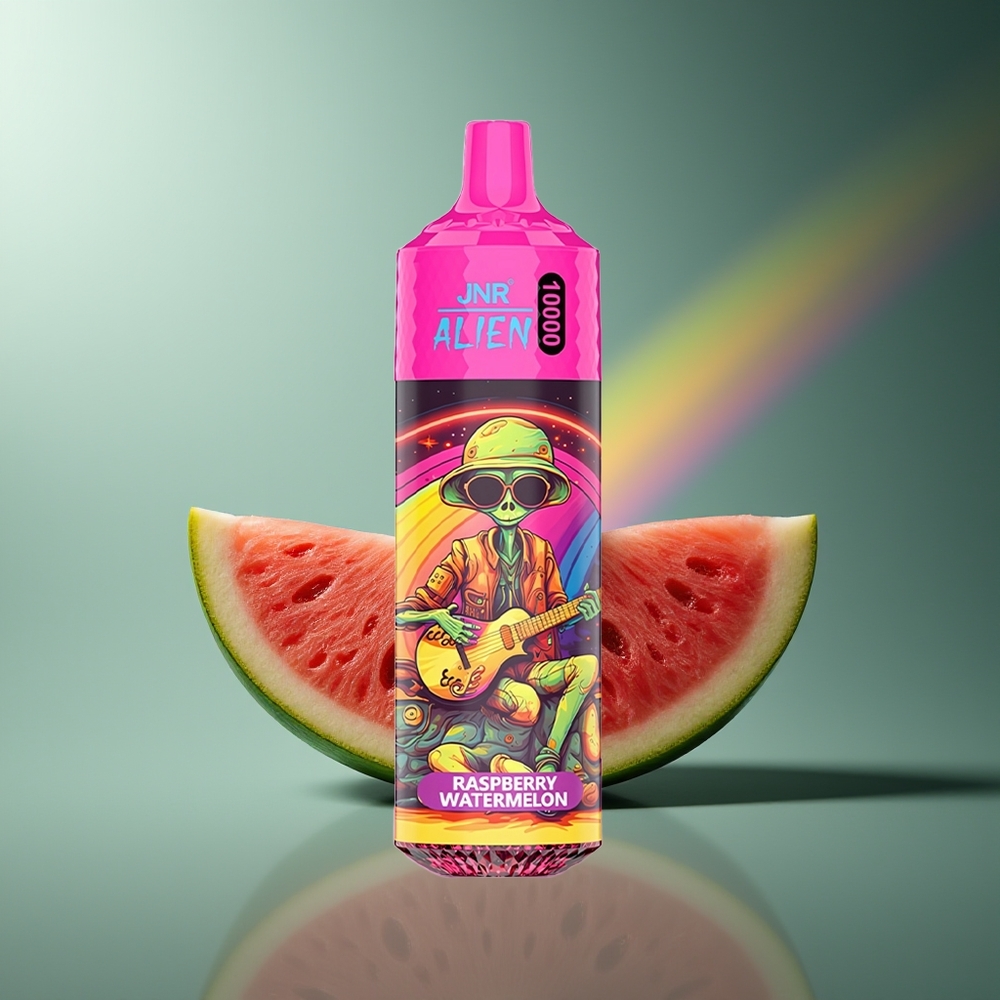 Wholesale Lithuania JNR Alien 10000 Puffų Avietės Arbūzas 850mAh RGB