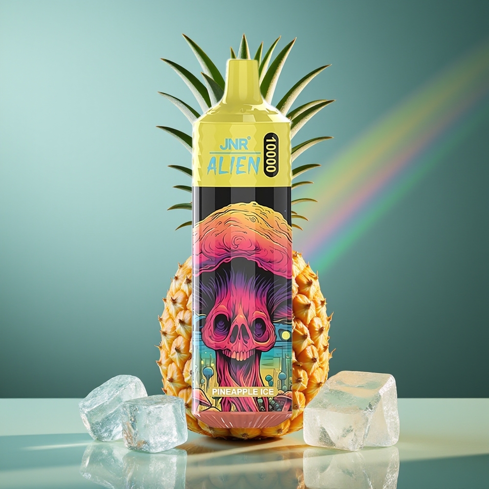 Wholesale Lithuania JNR Alien 10000 Puffs Ananasų Ledas RGB LED Type-C