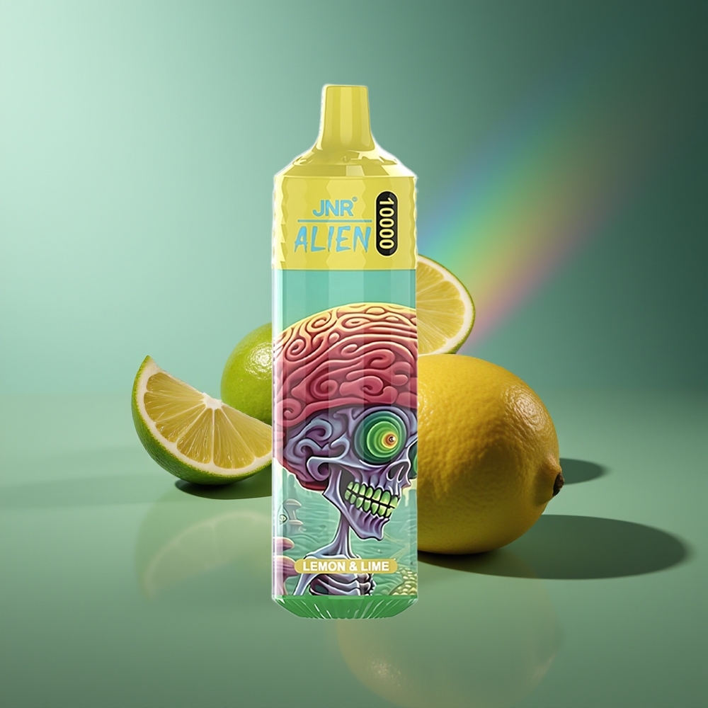 Wholesale Lithuania JNR Alien 10000 Puffs Citrina & Žaliosios Laimos 850mAh Type-C
