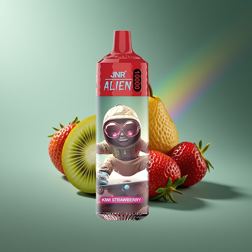 Wholesale Lithuania JNR Alien 10000 Puffs Kiwi Braškinė 850mAh Type-C