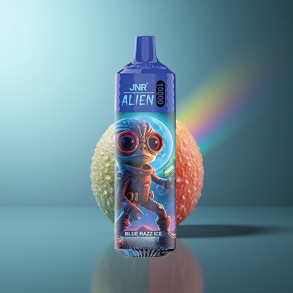 Wholesale Lithuania JNR Alien 10000 Puffs LED Mėlynųjų Serbentų Ledas 20ml