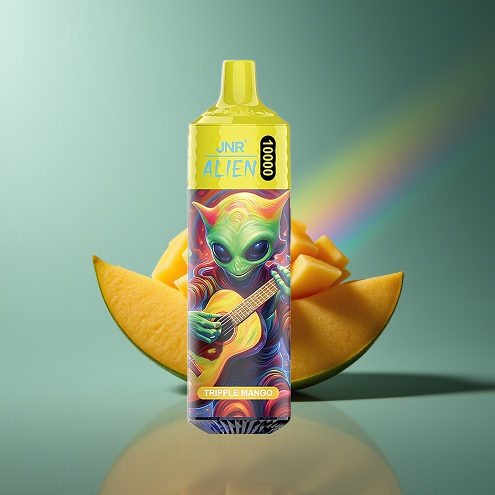Wholesale Lithuania JNR Alien 10000 Puffs Tripple Mango 850mAh LED