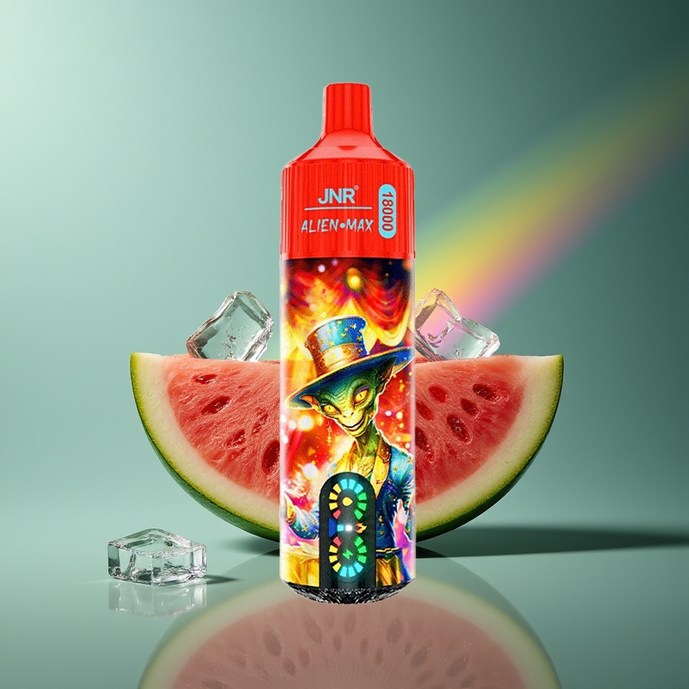 Wholesale Lithuania JNR Alien Max 18000 Puffs Arbūzas-Ledas Smart LED Display Dual Mesh Coil