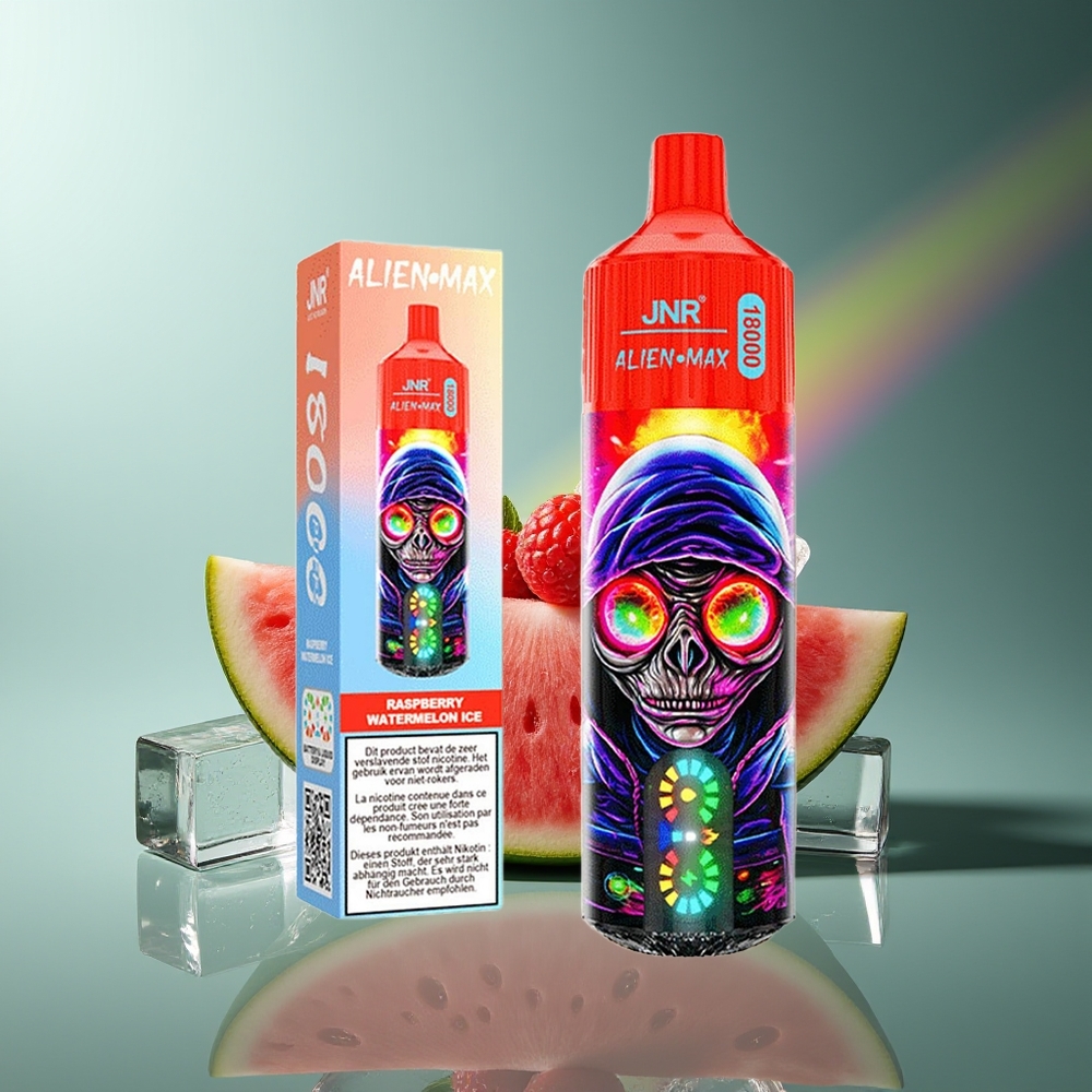 Wholesale Lithuania JNR Alien Max 18000 Puffs Avietės Arbūzas Ledas Type-C Greitas Įkrovimas