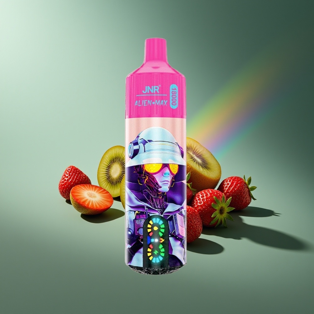 Wholesale Lithuania JNR Alien Max 18000 Puffs Braškės Kiwi Dual Mesh Coil Type-C