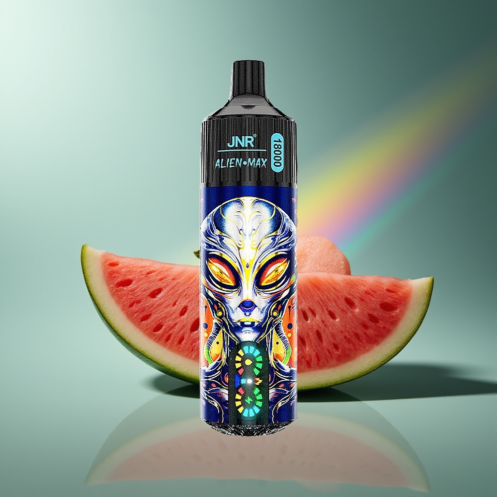 Wholesale Lithuania JNR Alien Max 18000 Puffs Braškių Arbūzo Miegojimo Guma Dual Mesh Coil Type-C Quick Charge
