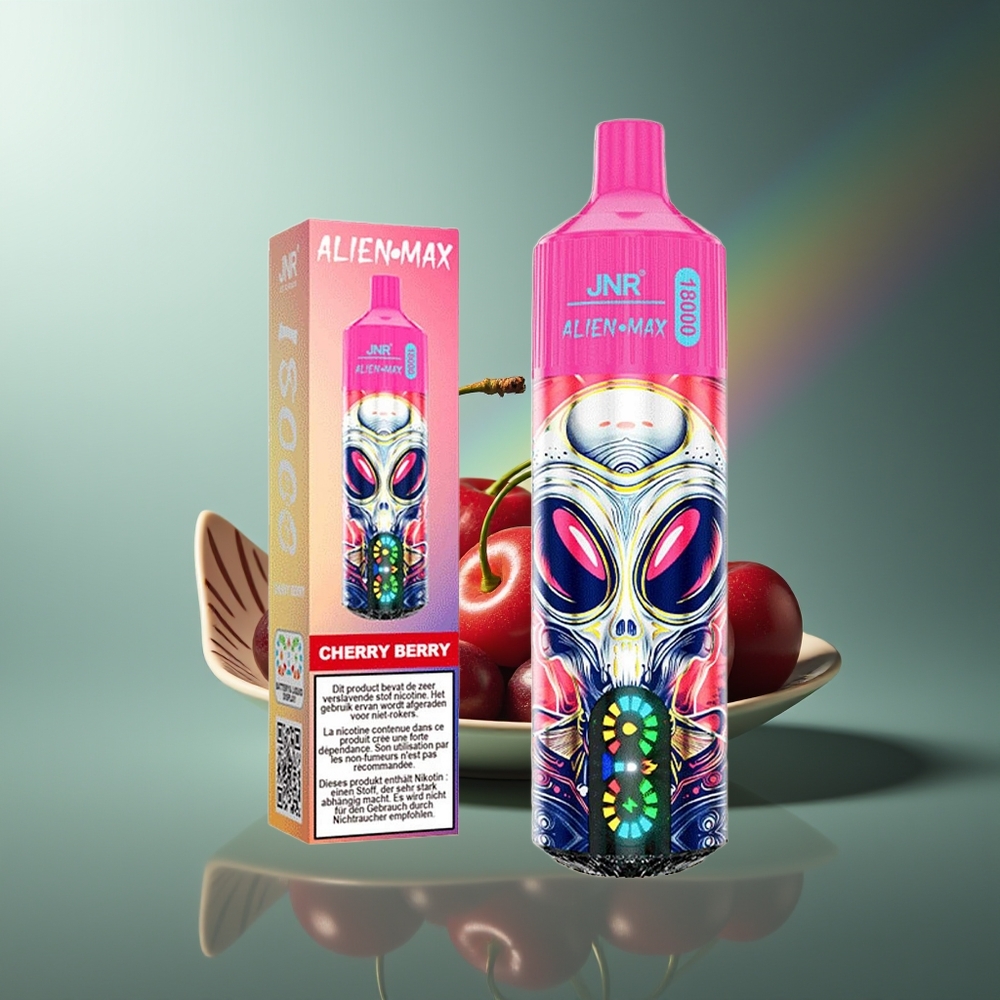 Wholesale Lithuania JNR Alien Max 18000 Puffs Vyšnių Uogų Dual Mesh Type-C