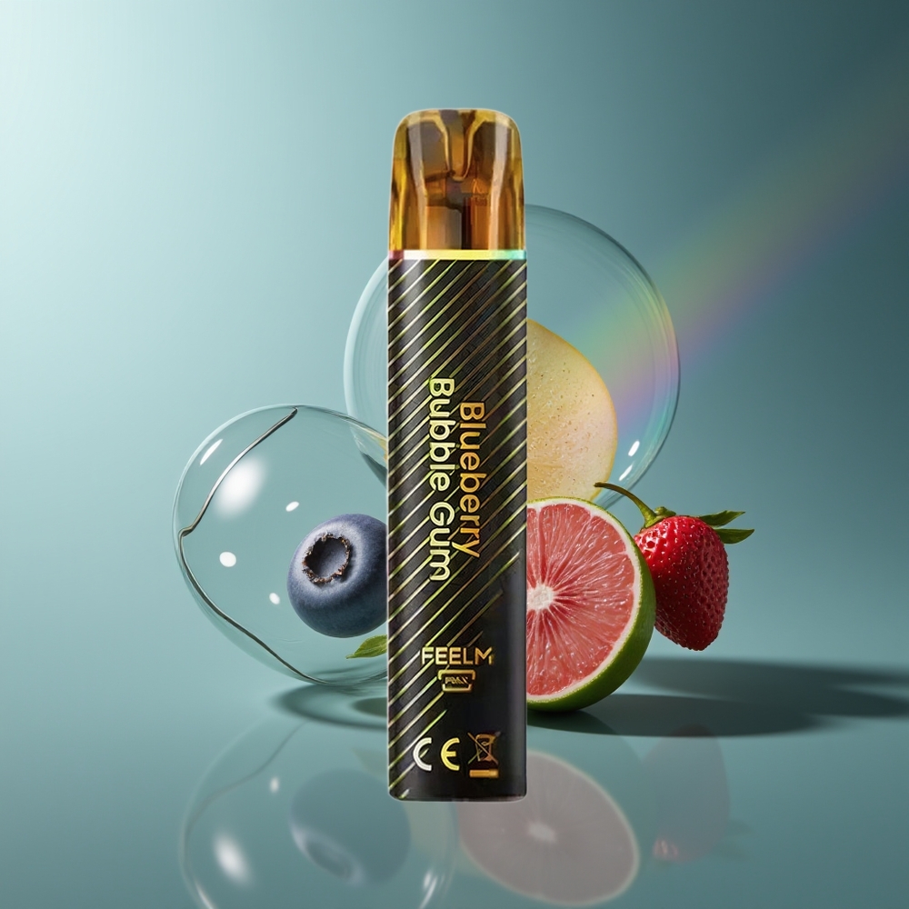 Wholesale Lithuania JNR Black&Golden 800 Pūsų Mėlynųjų Serbentų Burbulų Guma 550mAh 2ml