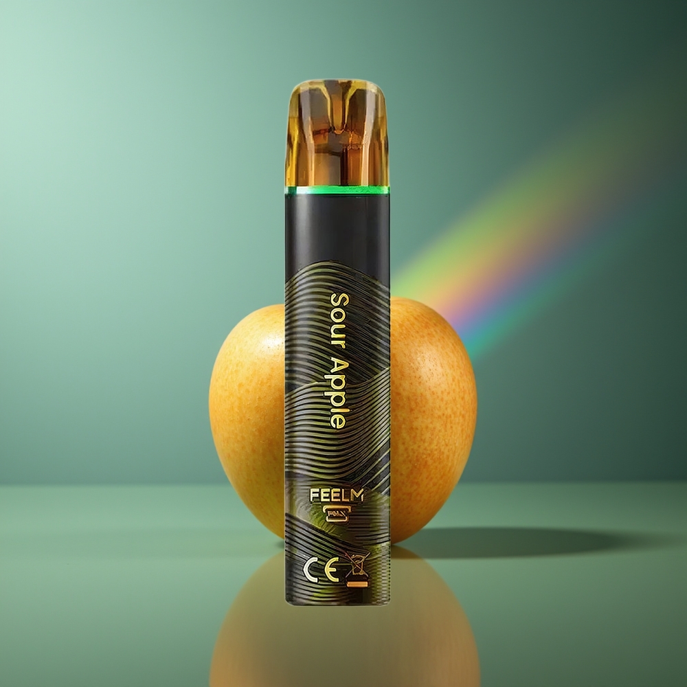 Wholesale Lithuania JNR Black&Golden 800 Pūsų Sūrio Obuolio Vienkartinės Elektroninės Cigaretės 550mAh 2ml