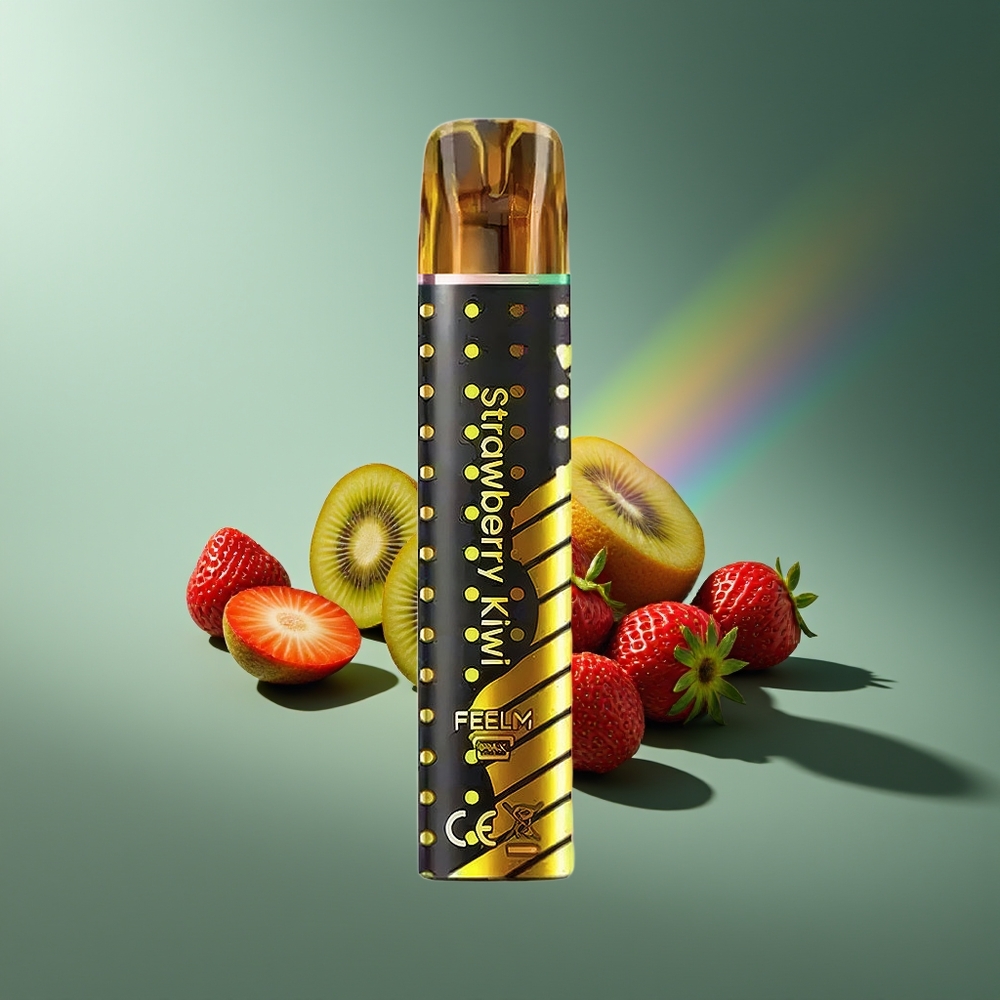 Wholesale Lithuania JNR Black&Golden 800 Puffs Braškė-Kivi 2ml 2% Nikotino