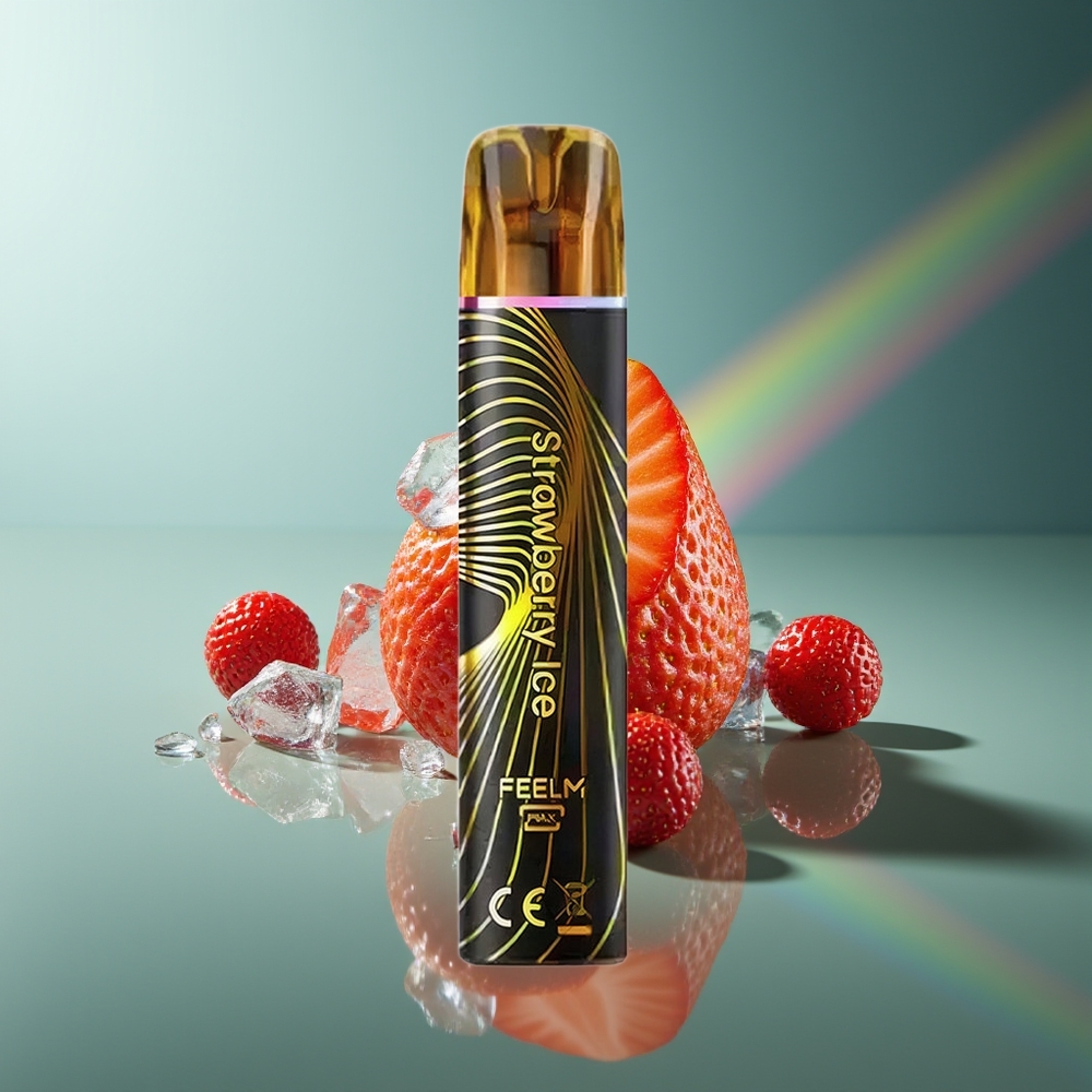 Wholesale Lithuania JNR Black&Golden 800 Puffs Braškės ledas 550mAh 2ml